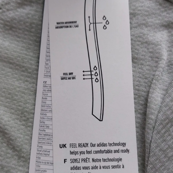 Adidas Terrex T-Shirt Tee Women's Size 16 Grey Aeroready Breathable Recycled - Picture 9 of 16